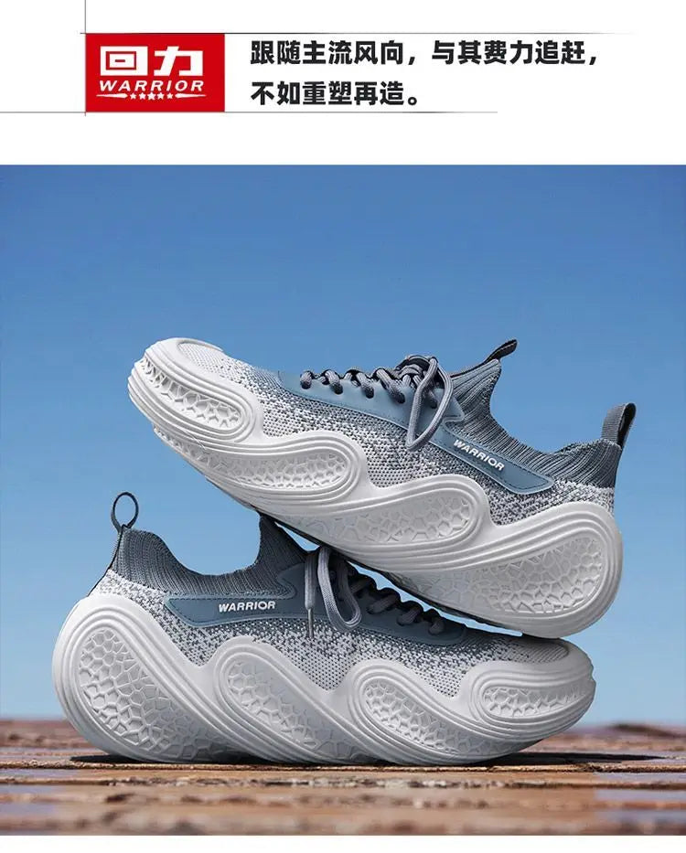 Warrior Original Brand Sports Shoes Summer Breathable Mesh Lightweight Running Shoes Wear-resistant Non-slip Casual Sneakers