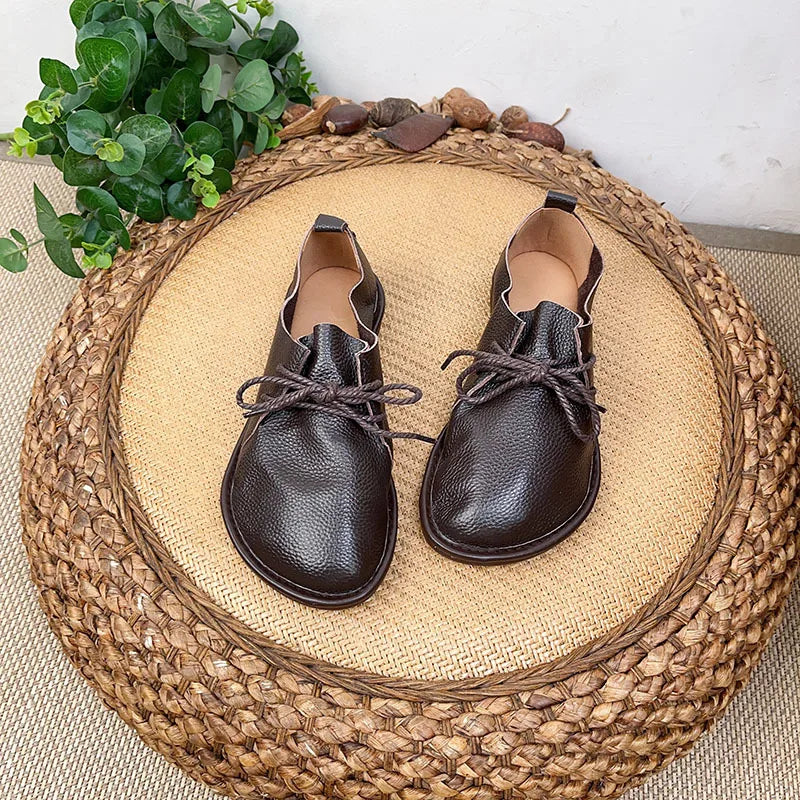 Careaymade-Genuine Leather big size women's boots,Top Layer Cowhide Soft Sole Casual Women's Shoes Solid Color Lazy men's Shoes
