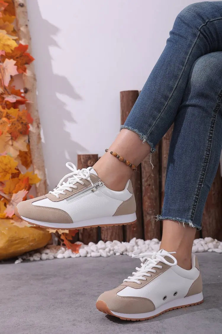 Roman Trendy Spring/Autumn Running Shoes Student Campus Flat Vulcanized Shoes Fashion Sneakers Casual Comfortable Round Head