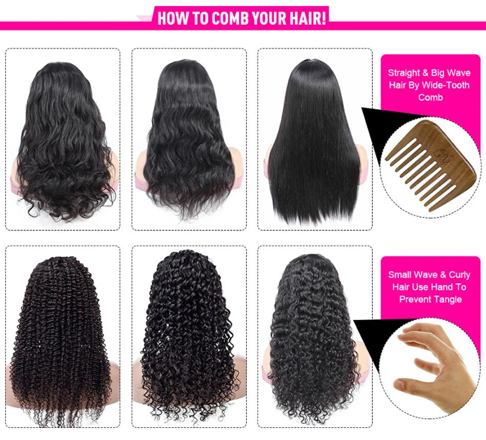 Short Curly Bob Human Hair Wig With Bangs Deep Curly No Lace 250 Density Brazilian Virgin Remy Fringe Human Hair Wigs Easy To Go