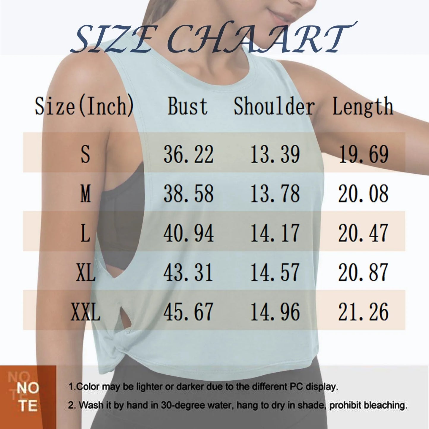 Women Sleeveless Yoga Top Breathable Gym Vest Tank Crop Top Running Tee