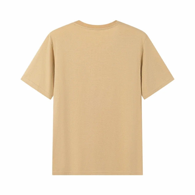 Men T Shirt Printed Popular Tees Big Size 110-175kg 6XL/7XL Plus Size Fashion Cotton Round Neck Short Sleeve Oversized Tops