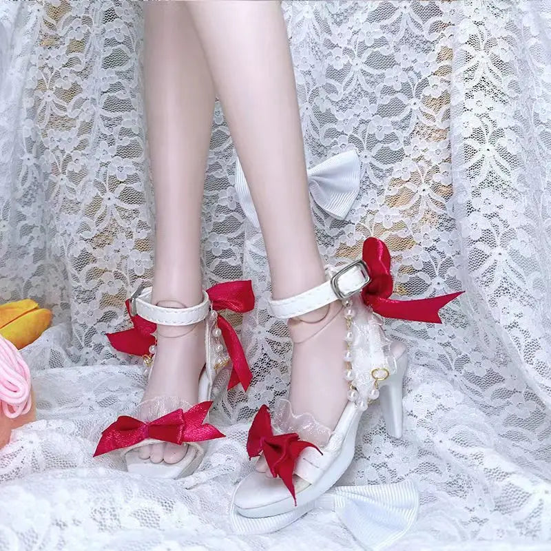 Fashion 60cm Doll's Shoes for 1/3 Bjd Doll Sneakers Long Boots Leather Shoes, High Heels Diy Girl Toys Dress Up Doll Accessories