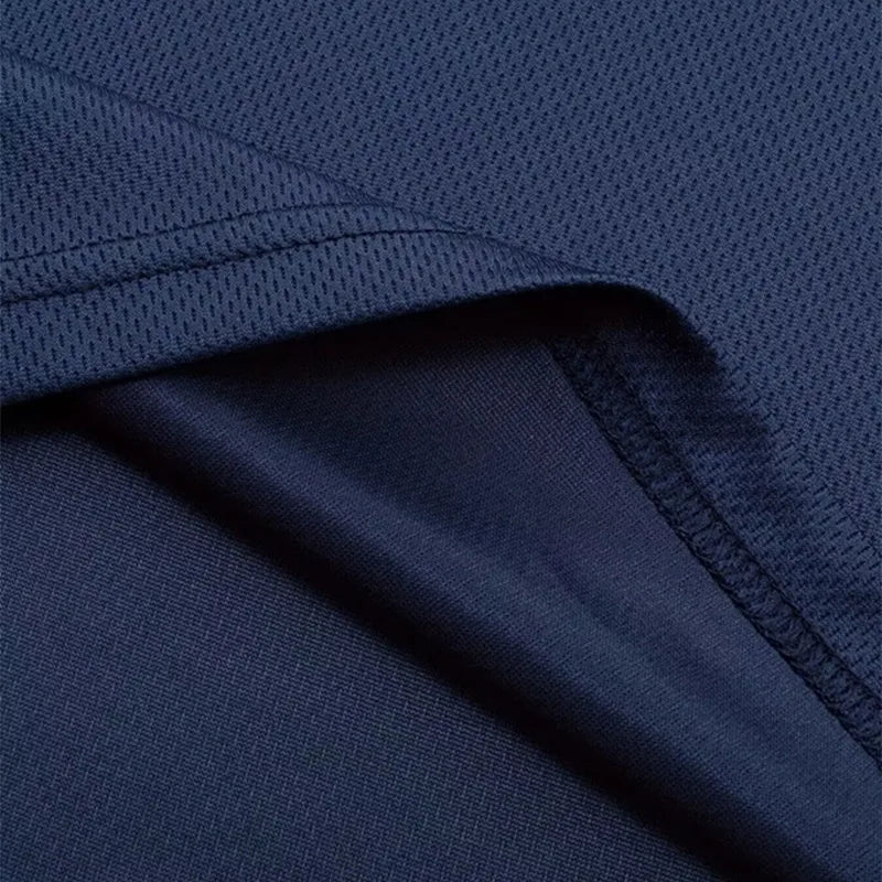 Men's Summer Fashion Brand Clothing  Casual Business Shorts  Loose Sleeve Versatile Round Neck T-Shirt  Breathable T-Shirt