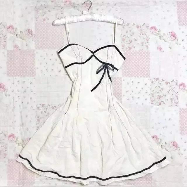 NEW Rock Goth Hip Hop Y2K Dress Frock Streetwear High Street Fashion Sexy Jersey Dress Classic Minimalist Yarn Skirt Casual