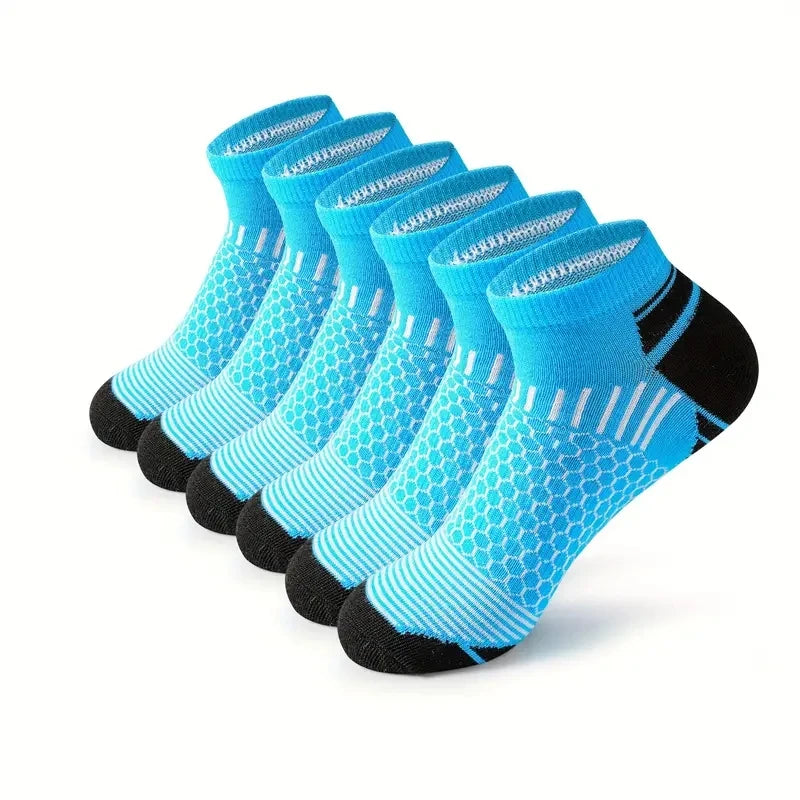 2025 New High Quality Short Athletic Ankle Socks Men's Running Casual Sports Socks Waist Honeycomb Design Socks Gifts