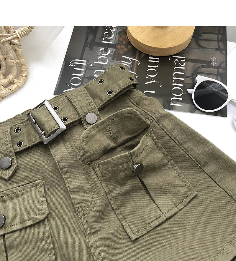 Design Sense Denim Skirt Pants Women's 2026 Summer Korean Version Hip Skirt