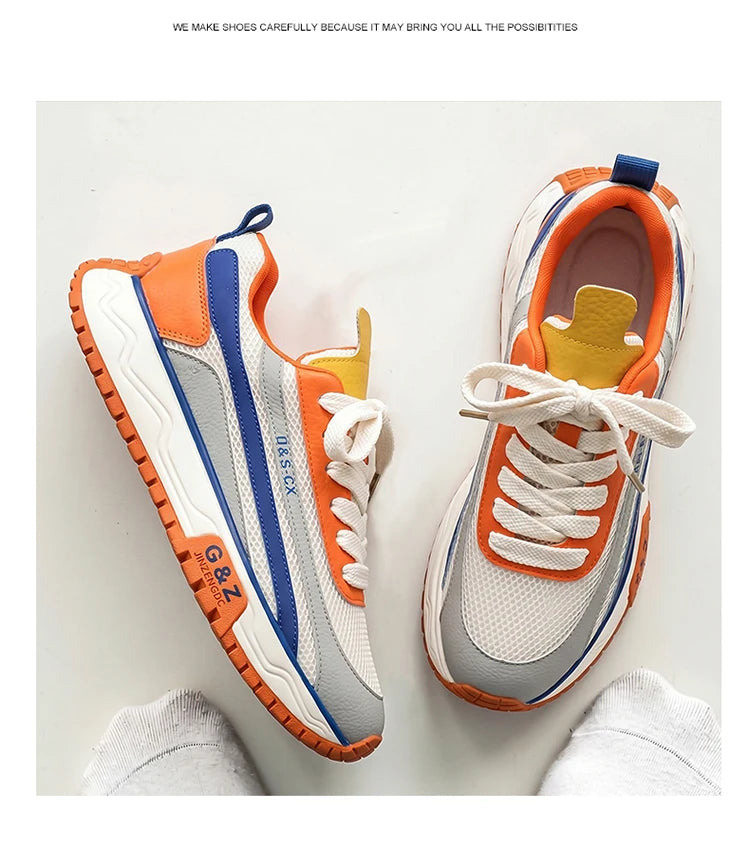 Brand Protection 2026 New Men's Lightweight Non-slip Breathable Wear-resistant Running Sports Fashion Versatile Casual Shoes