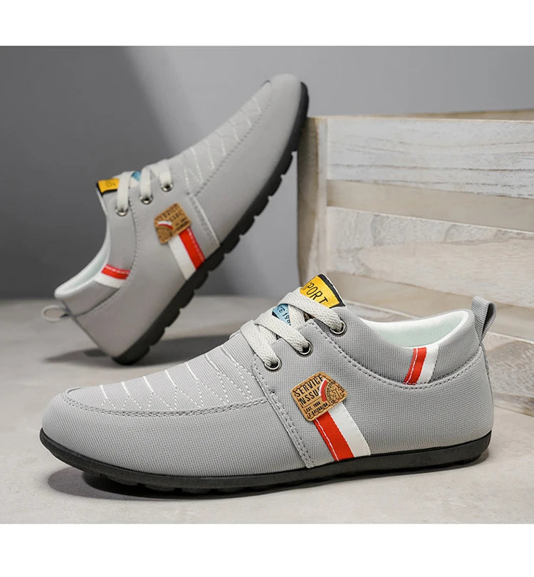 Men's Shoes New Style 2026 Spring and Autumn Flat Lightweight Sports Fashion Versatile Soft-Soled Casual Shoes Men's Simple Breathable Men's Shoes