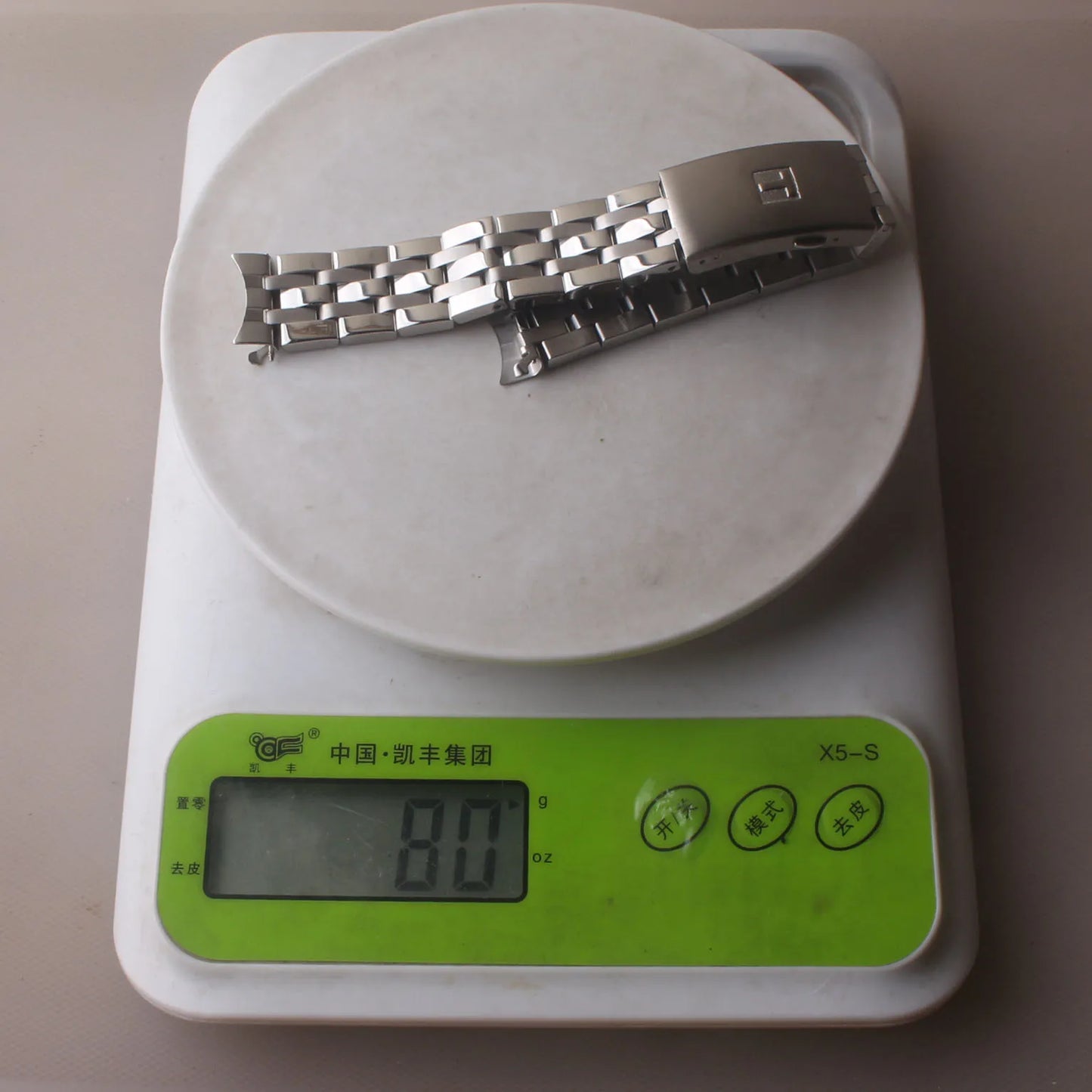 Watchbands Bracelet For 1853 PRC200 T17 T461 T055 T014 Men Fold Clasp Strap Watches Accessories Stainless Steel Watch Band Chain