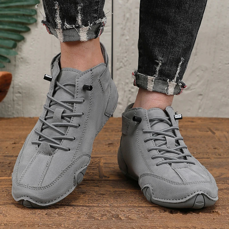Leisure Men's Boots High-quality Stitching Soft Sole Comfortable Breathable Non Slip Durable Upper Cycling Couple Platform Boots