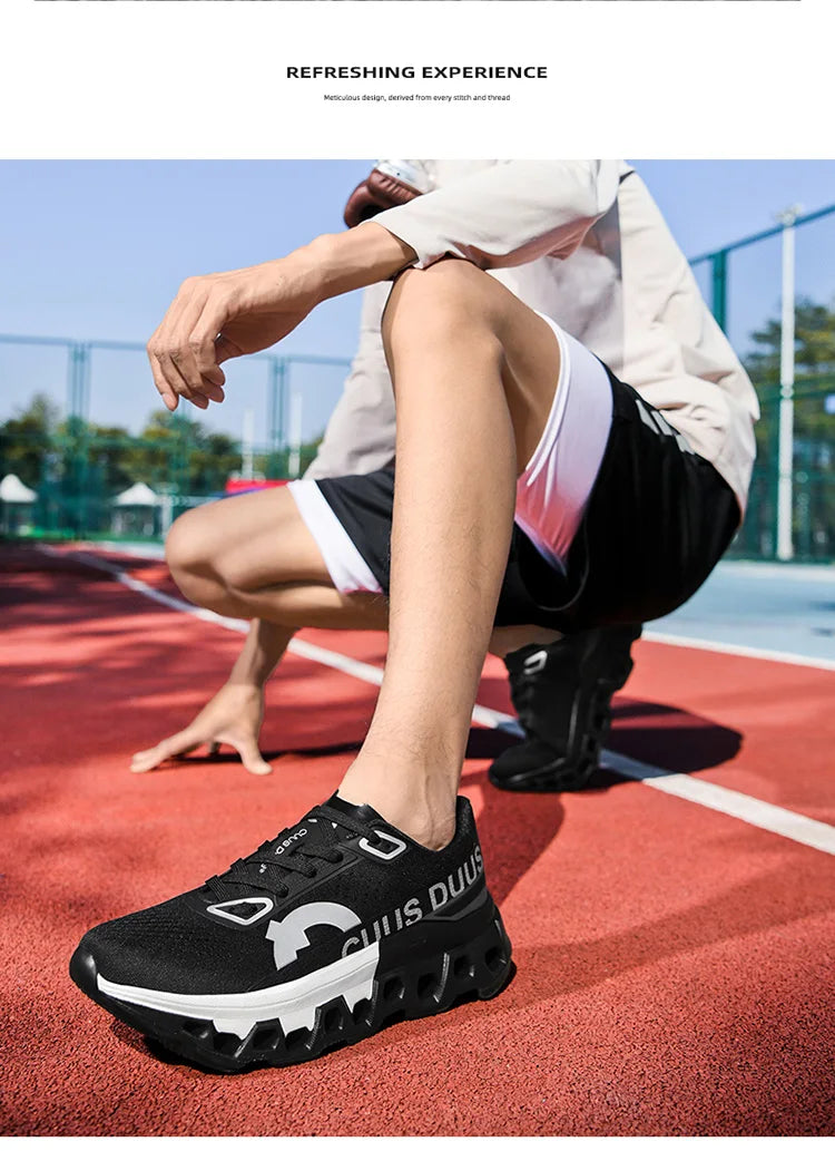 Men's Cushioning Running Sneakers | Lightweight Non-Slip Athletic Shoes