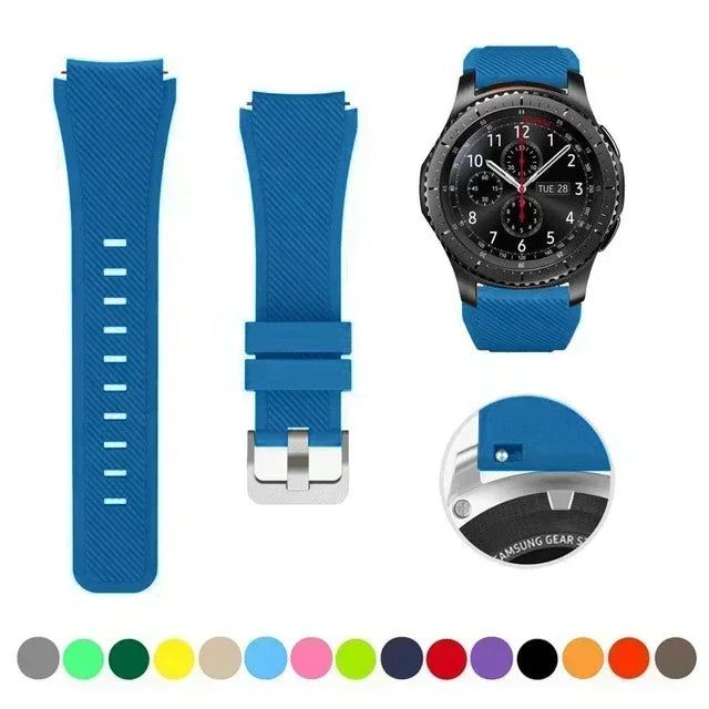 22mm Silicone Strap For New C20 Pro Smart Watch Wristband Bracelet Band For Zeblaze Btalk 3 Plus/Ares 3 Pro/Vibe 7 7 Pro 7 Lite