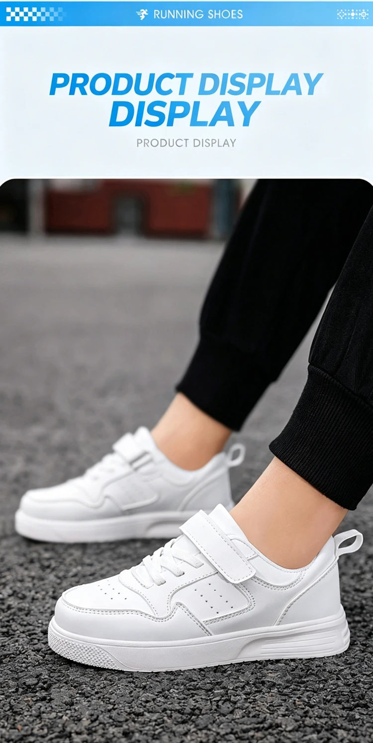 Children's Casual Shoes Student Boys Breathable Comfortable Flat Walking Footwear Fashion Kids Girls Running Sneakers Tenis