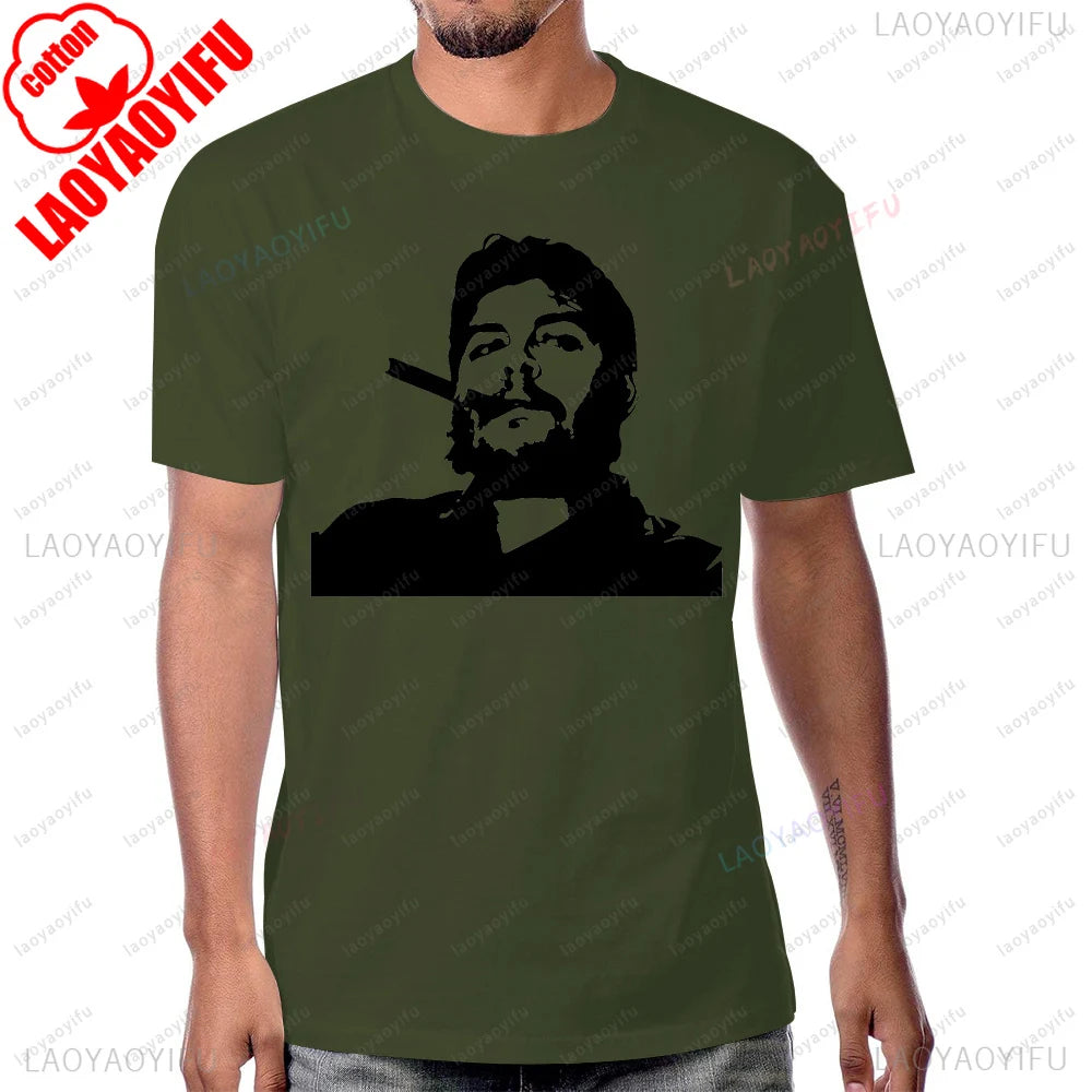 Red Star Soviet Che Guevara Revolution CCCP USSR RETRO Graphic T Shirts Woman Man Vintage Style T-shirt High Quality Cotton Tops