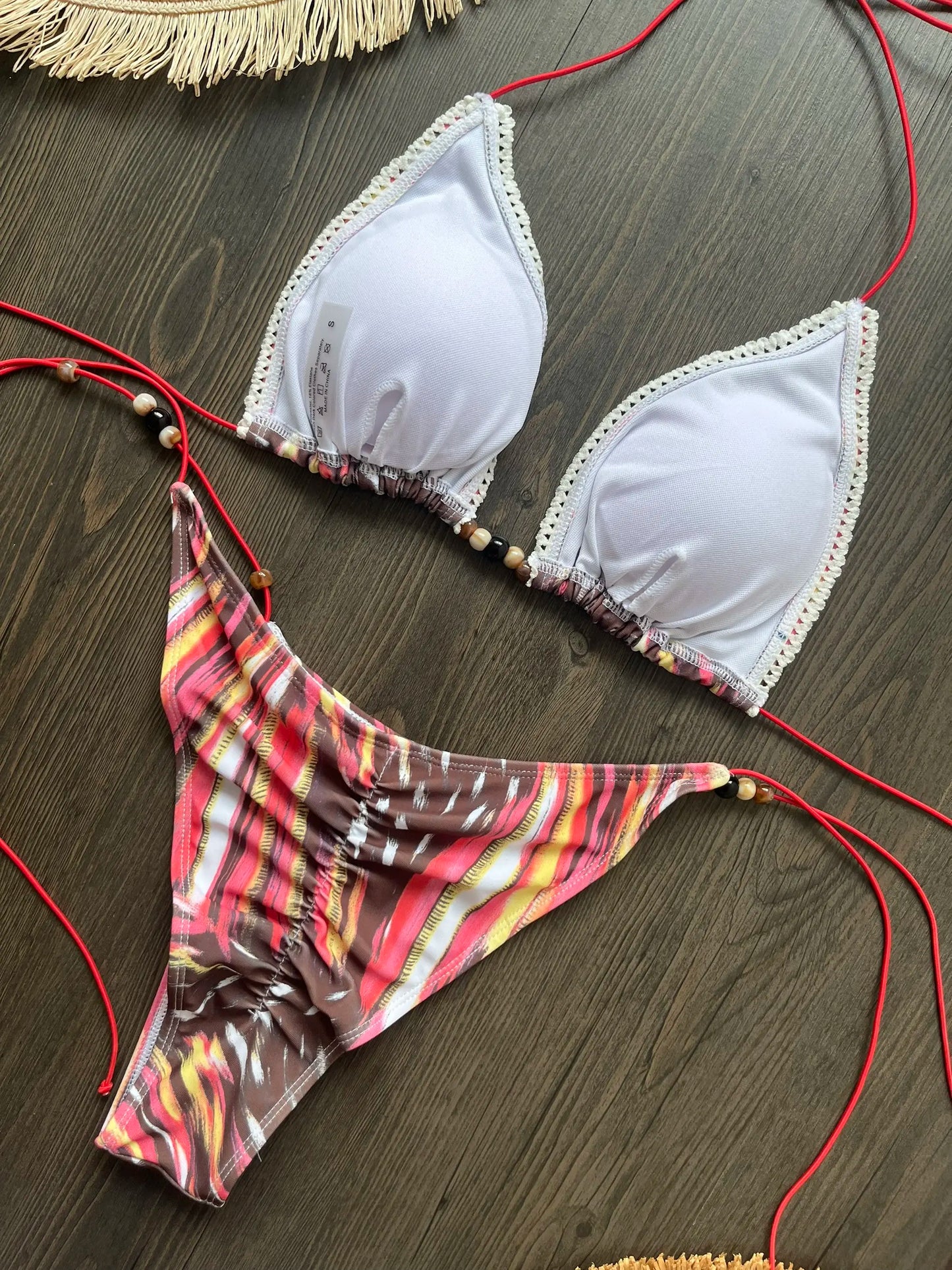 Micro Bikinis 2026 Sexy Women Swimsuit Swimwear Female Thong Bikini Set Biquini Bathing Suit Print Swimming Suits Beachwear