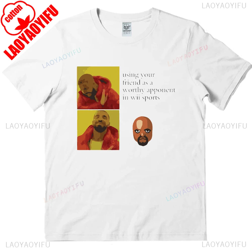 Mii Need A Blunt Retro Shirt Inappropriate Tees Dank Meme Shirt Funny Meme Clothes Round Neck Short-sleeve Simple Style