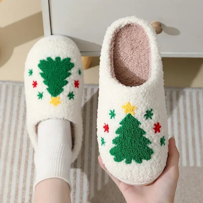 House Fuzzy Slipper Men Male Ghost Face Blue Evil Eye Home Shoes Plush Winter Warm Indoor Floor Non Slip Women Female Halloween