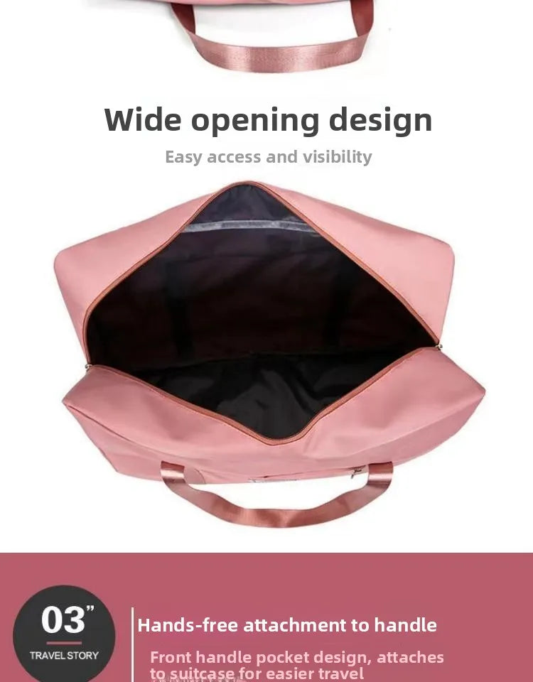 Large Capacity Casual Handbag for Men And Women Student Clothing Storage Bag Maternity Bag Travel Bag Polyester Material