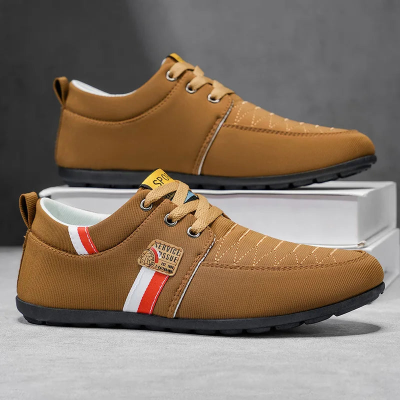 Men's Shoes New Style 2026 Spring and Autumn Flat Lightweight Sports Fashion Versatile Soft-Soled Casual Shoes Men's Simple Breathable Men's Shoes