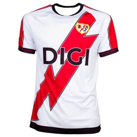 New Rayo Vallecano Home Shirt Adults T-Shirt Y2K Street Style Quick Dry Training Fitness Top Casual Sportswear Family Tees