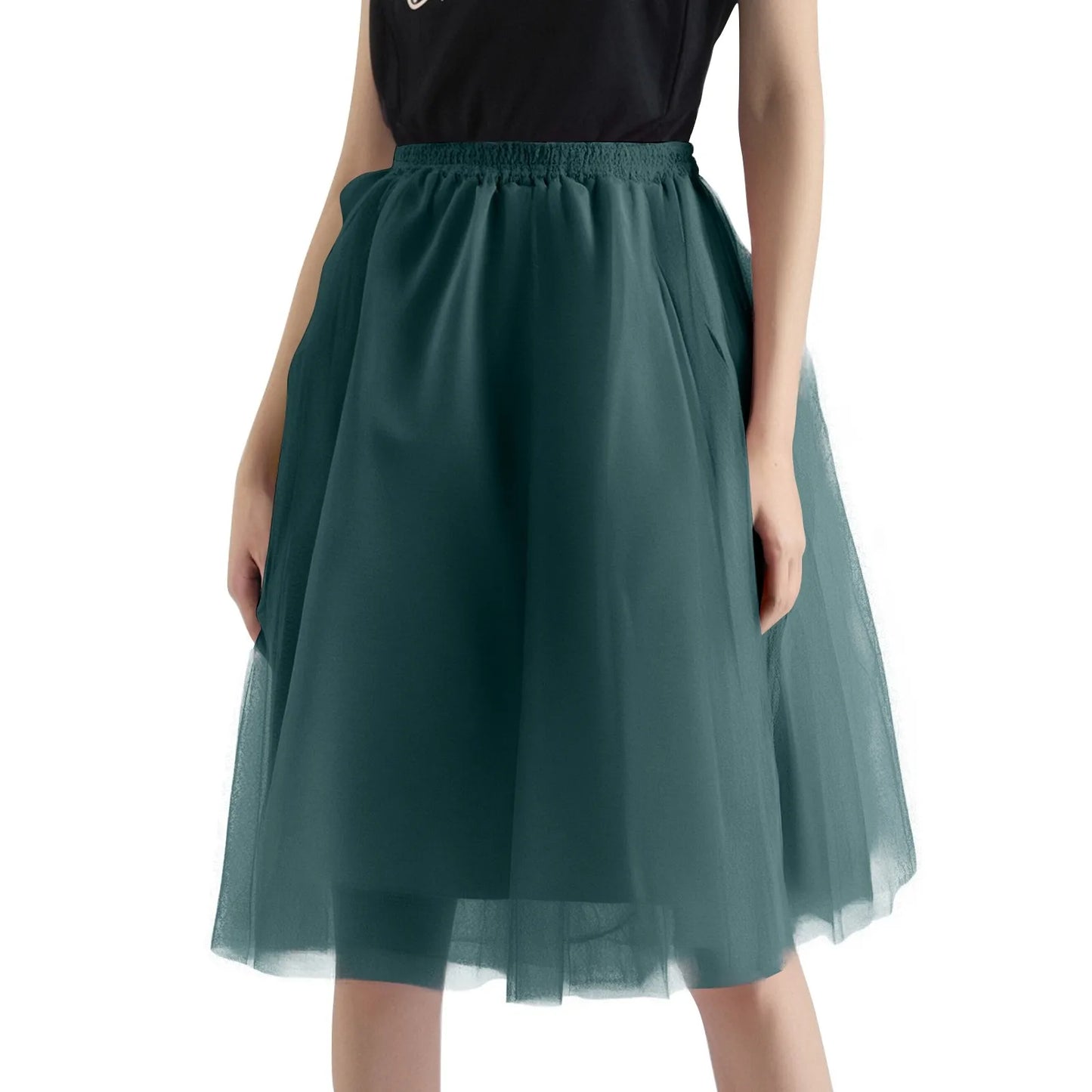 Tutu Skirt For Women 50s Skirt Retro Party Tulle Ballet Rockabilly Petticoat Underskirt Dance Dress Cosplay Mesh Skirt