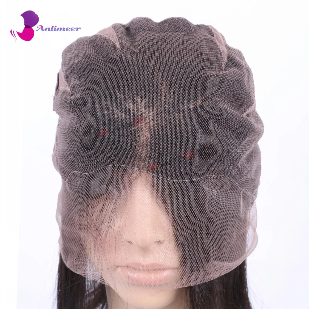 Glueless Silky Straight Human Hair Jet Black Deep Part 13x4 Silk Top Lace Front Wigs Pre Plucked 13x6/360/Full Lace Wigs