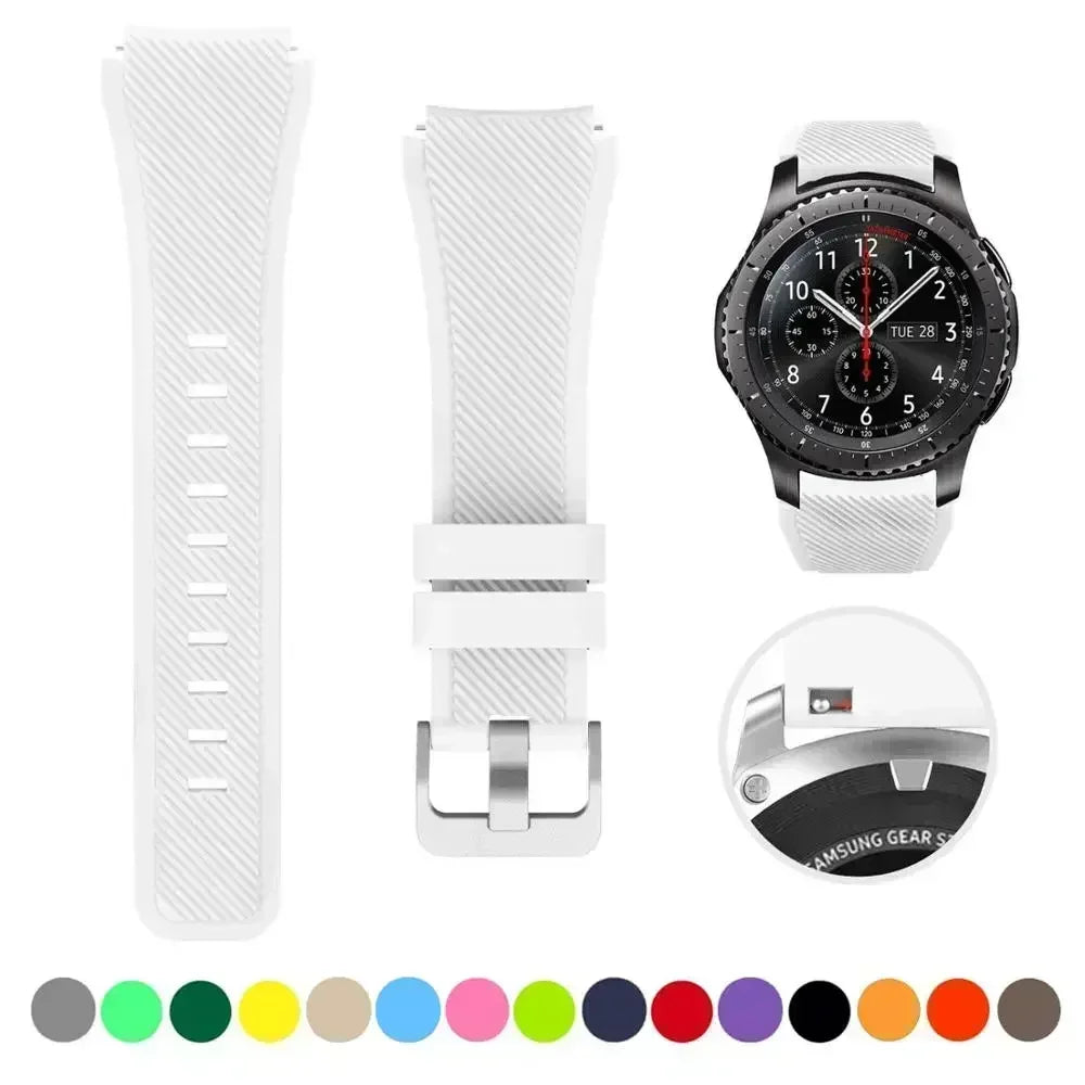 22mm Silicone Strap For New C20 Pro Smart Watch Wristband Bracelet Band For Zeblaze Btalk 3 Plus/Ares 3 Pro/Vibe 7 7 Pro 7 Lite