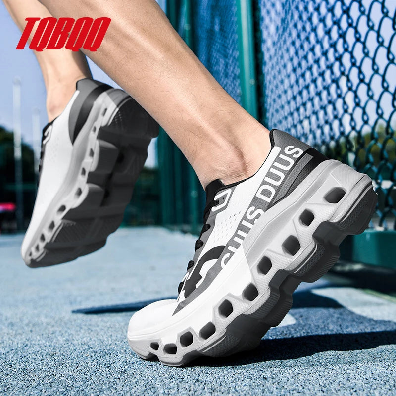 Men's Cushioning Running Sneakers | Lightweight Non-Slip Athletic Shoes