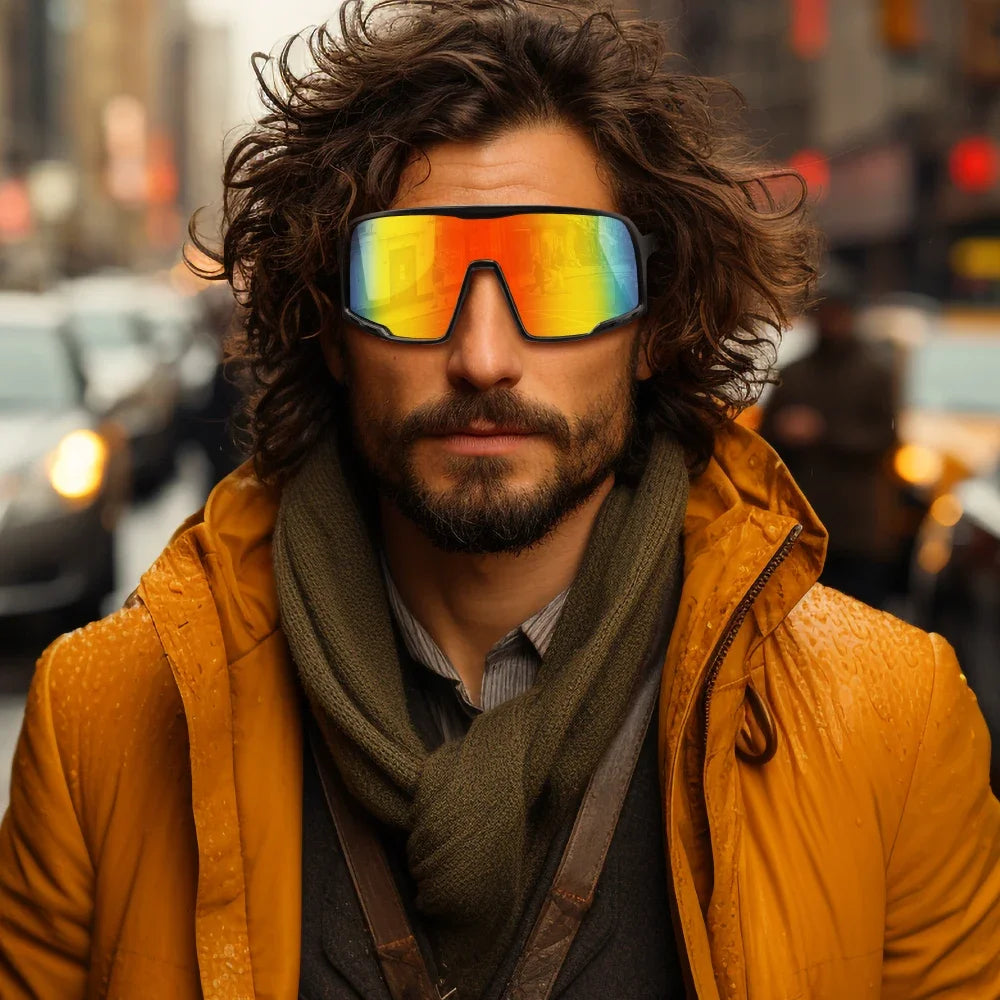 Cycling Glasses  Men Women UV400 Running Camping Outdoor Sports Sunglasses Mountain Road Bicycle Goggles Cycling Equipment