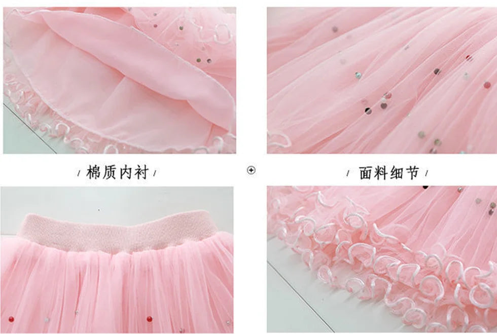 Dresses For Girl Summer Fashion Wear Outfit Kids T-Shirt Suit Unicorn Party Baby Costumes For Children Tulle Tutu Skirt Clothing