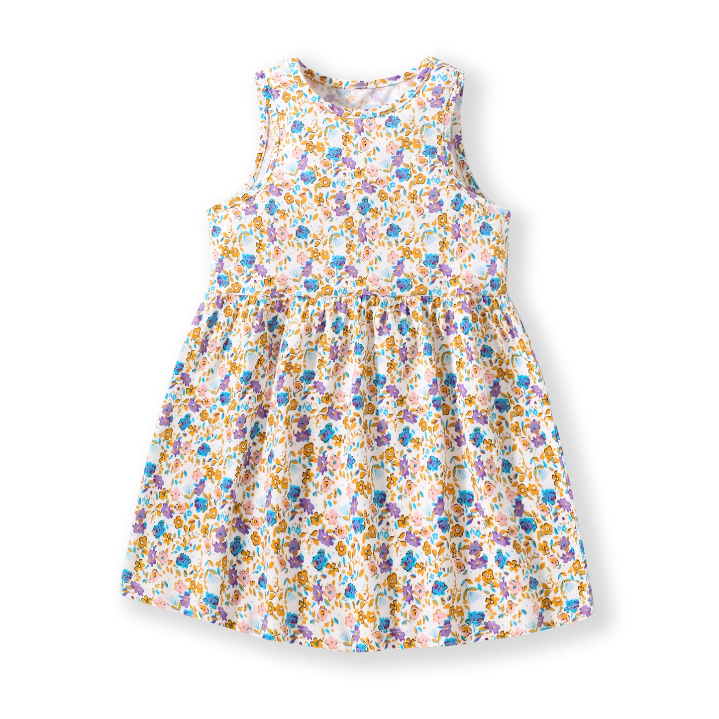 Little maven Baby Girls Casual Clothes Little  Girls 2026 New Summer Dress Kids Elegant Party Dress Children's Clothing