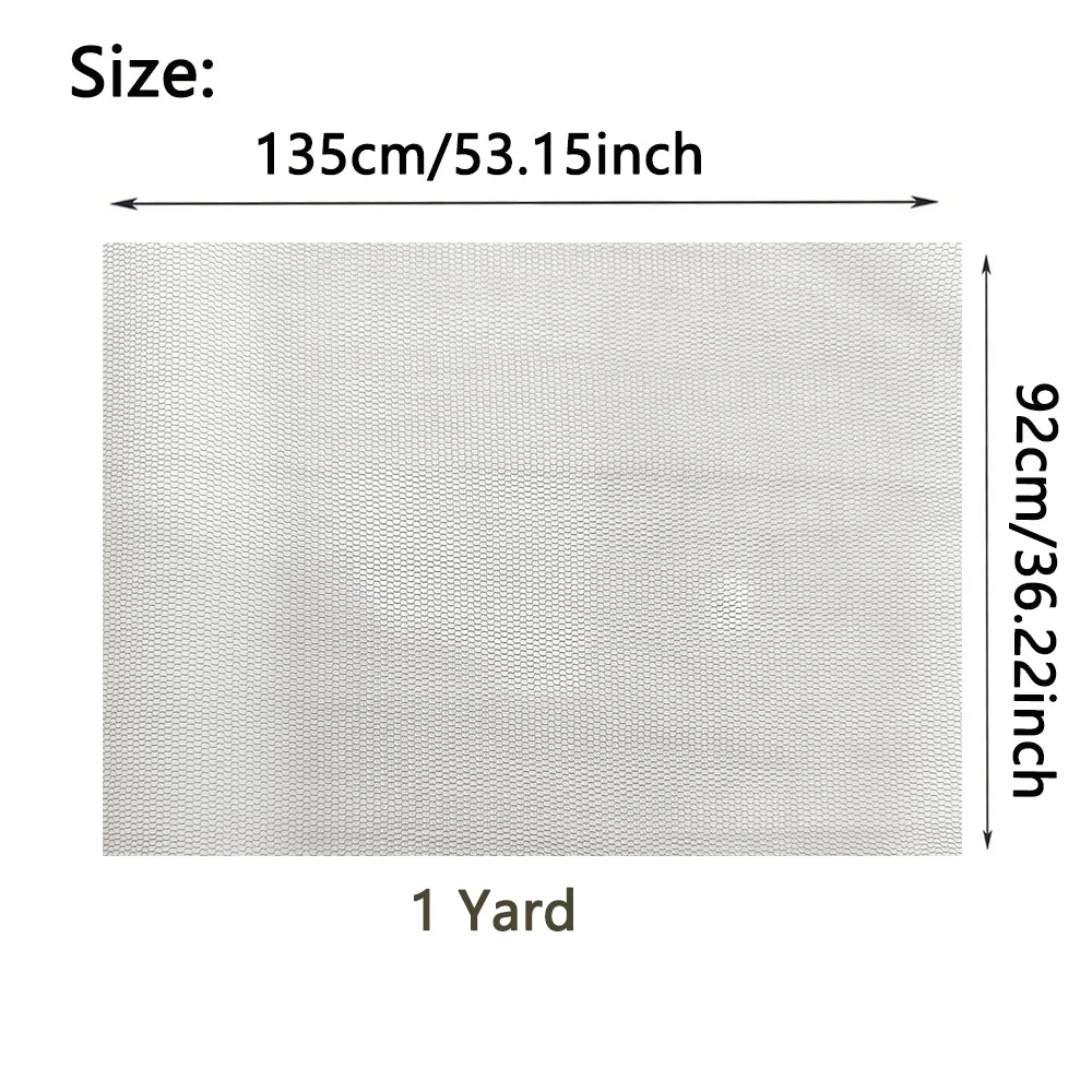 1/4 Yard Hair Weaving Netting Top Swiss Lace Material Basement Foundation Toupee Frontal Closure Net For Making Wigs