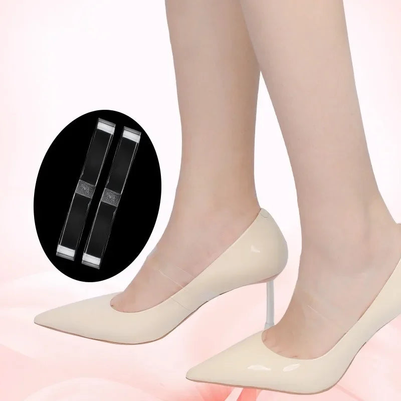 High Heels Fixed Strap Transparent Elastic Sturdy Shoelace Women Shoes Anti Fall Flexible Strap Loose High Heel Stretchable Band