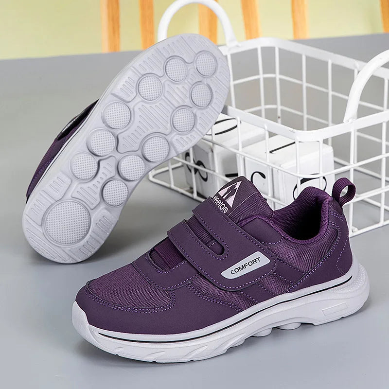 Diabetic Shoes for Elder Women Men Orthopedics Feet Swollen Adjustable Casual Sneakers Walking Shoe Elderly Foot Pain Relief