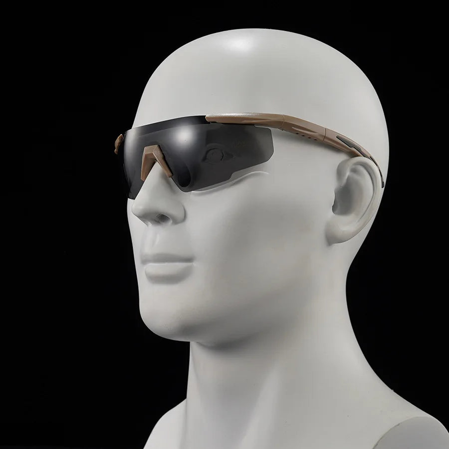 Tactical Glasses Fans Real CS  Shooting Glasses Outdoor Windproof Sand Riding Goggles hiking glasses