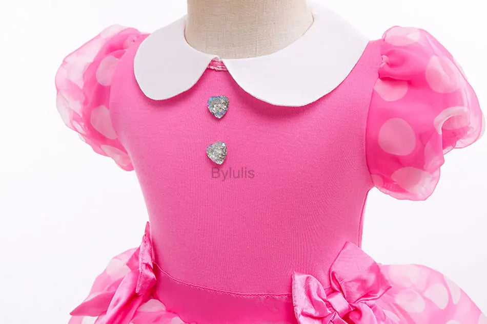 Baby Girls Costumes Kid Romper Tutu Dress with Headband Infant Baby Girl Princess Alice Clothes Aurora Belle Dress Party Costume
