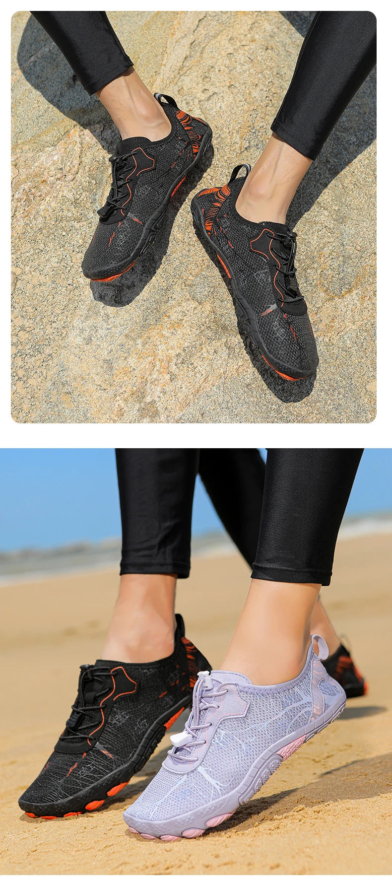 Men's and Women's Water Shoes, Barefoot Shoes, Quick-drying Shoes, Beach Water Shoes, lightweight Sports Shoes,Surfing, Fishing