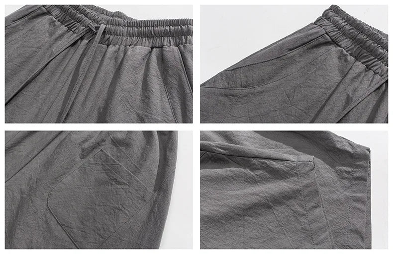 Men's Spring Loose Harem Pants Chinese Linen Oversize Sweatpants High Quality Casual Brand Male Harem Trousers