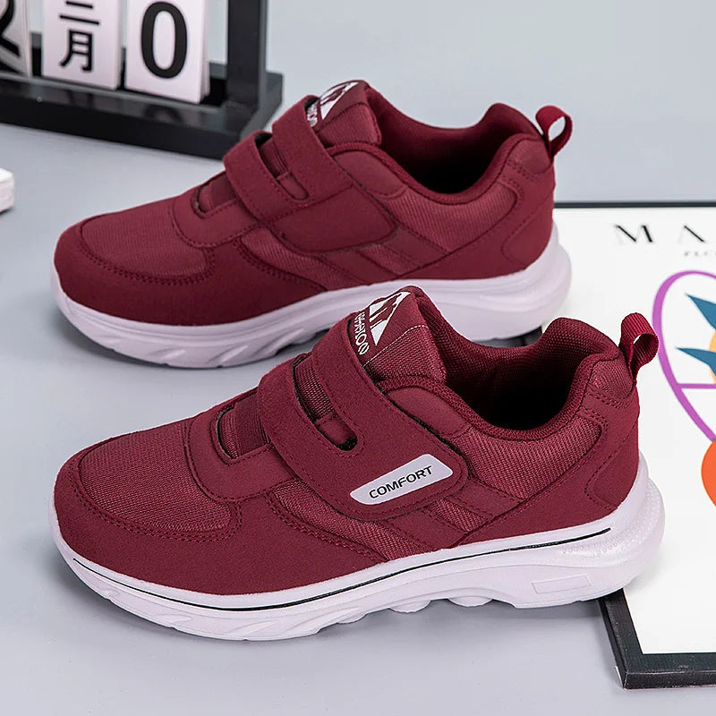 Diabetic Shoes for Elder Women Men Orthopedics Feet Swollen Adjustable Casual Sneakers Walking Shoe Elderly Foot Pain Relief