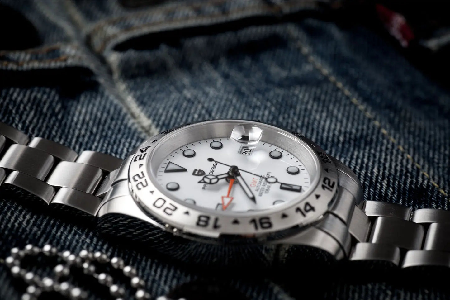 2025 PAGANI DESIGN DG5833 GMT Automatic Mechanical Watches Men Sports Diving Swim Stainless Steel 100mm Waterproof Reloj Hombre