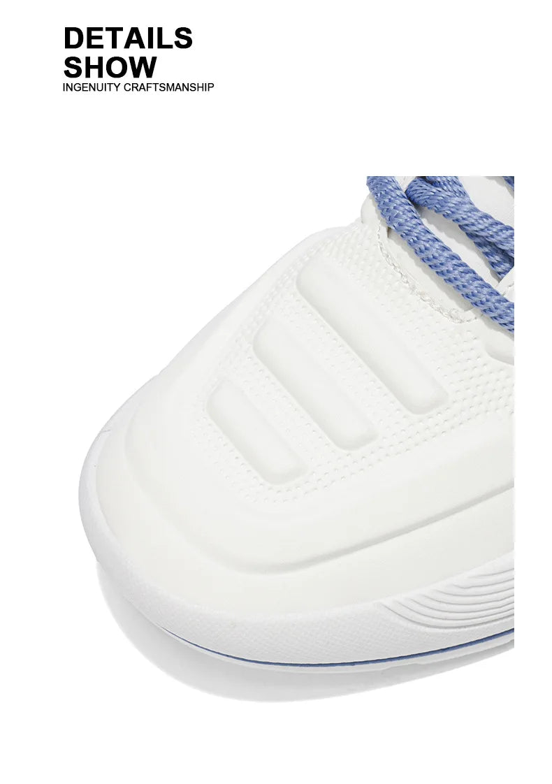 Summer 2026 Men's Thick Sole Sneakers Breathable Casual Running Shoes Streetwear Lightweight Trendy Footwear