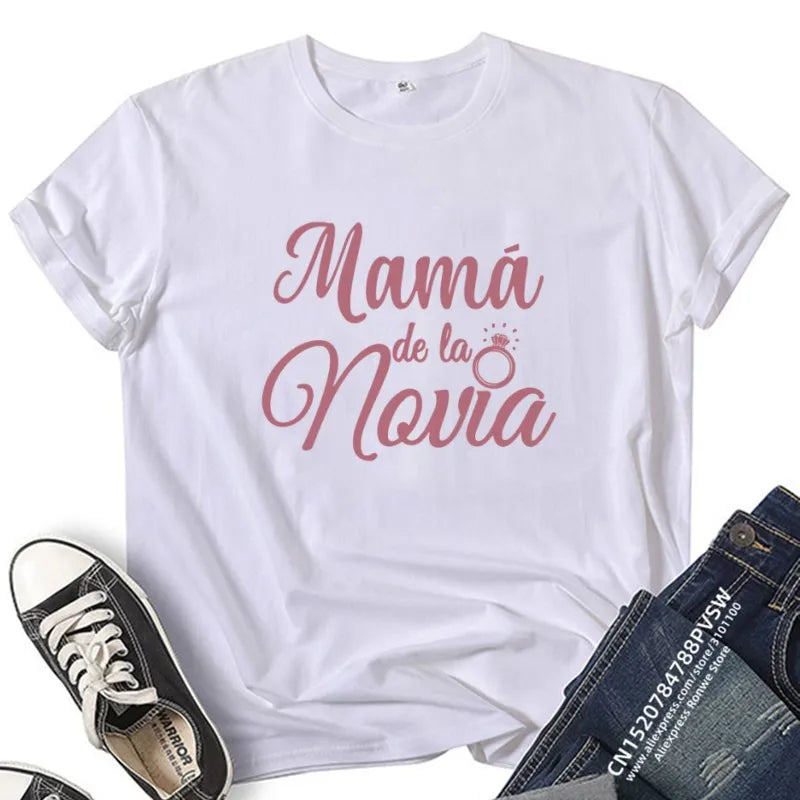 Bachelorette Party T Shirt Bride Tribe Hen Party La Novia Wedding Gift Shirt