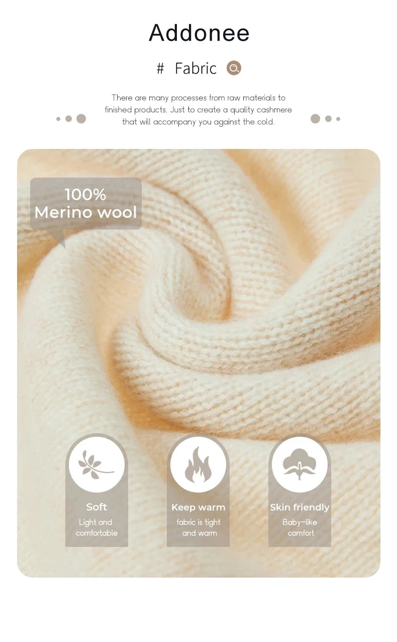 Women 100% Merino Wool Sweater Casual Hollow out Cashmere Blouse O-neck Pullover Tops Autumn Winter Warm Knit Woman Wool Sweater