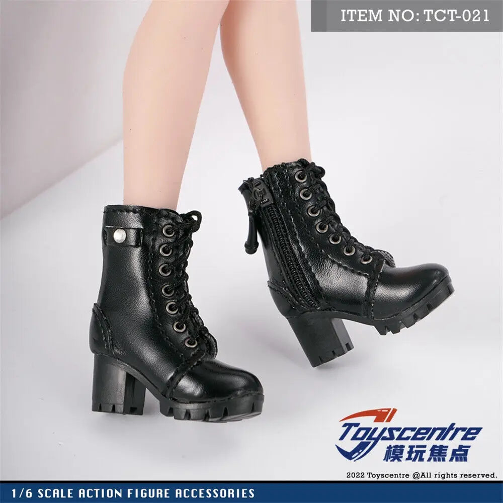 Toyscentre TCT-029 TCT-020 1/6 Female High Heels Boots Hollow Shoes Model TCT-003 4 5 6 7 8 9Fit 12'' Soldier Action Figure Body