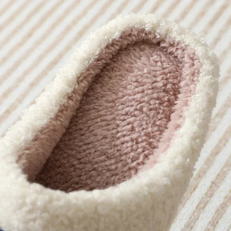 House Fuzzy Slipper Men Male Ghost Face Blue Evil Eye Home Shoes Plush Winter Warm Indoor Floor Non Slip Women Female Halloween