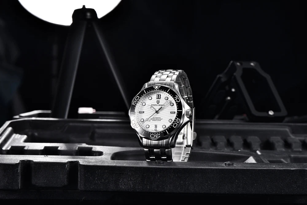 2026 New PAGANI DESIGN Gold Luxury Diving Mens Watches Automatic Watch For Men Mechanical Wristwatches AR Sapphire Ceramic Bezel