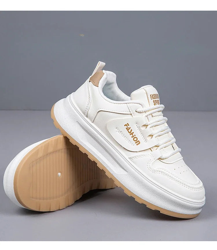 Comfortable Women's Sneakers 2026 New White Sneakers For Ladies Casual Shoes Women Fashion Flat Female Platform Shoes Woman