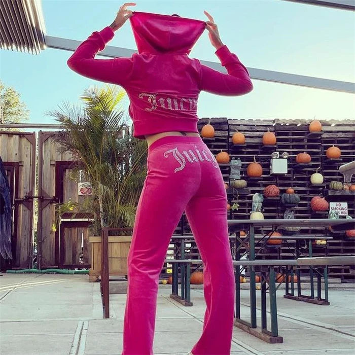 Fashionable Women's Casual Sportswear Set Hoodie Pants Tracksuit Comfortable Breathable Spring Seasonal Clothing