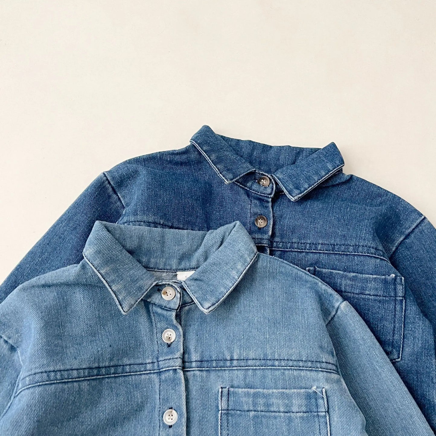 Boys Girls Vintage Denim Coat + Pants 2pcs Suit Kids Fashion Casual Outfits 2025 Autumn New Children Long Sleeve Clothes Set